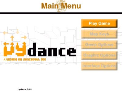 Menu Screenshot